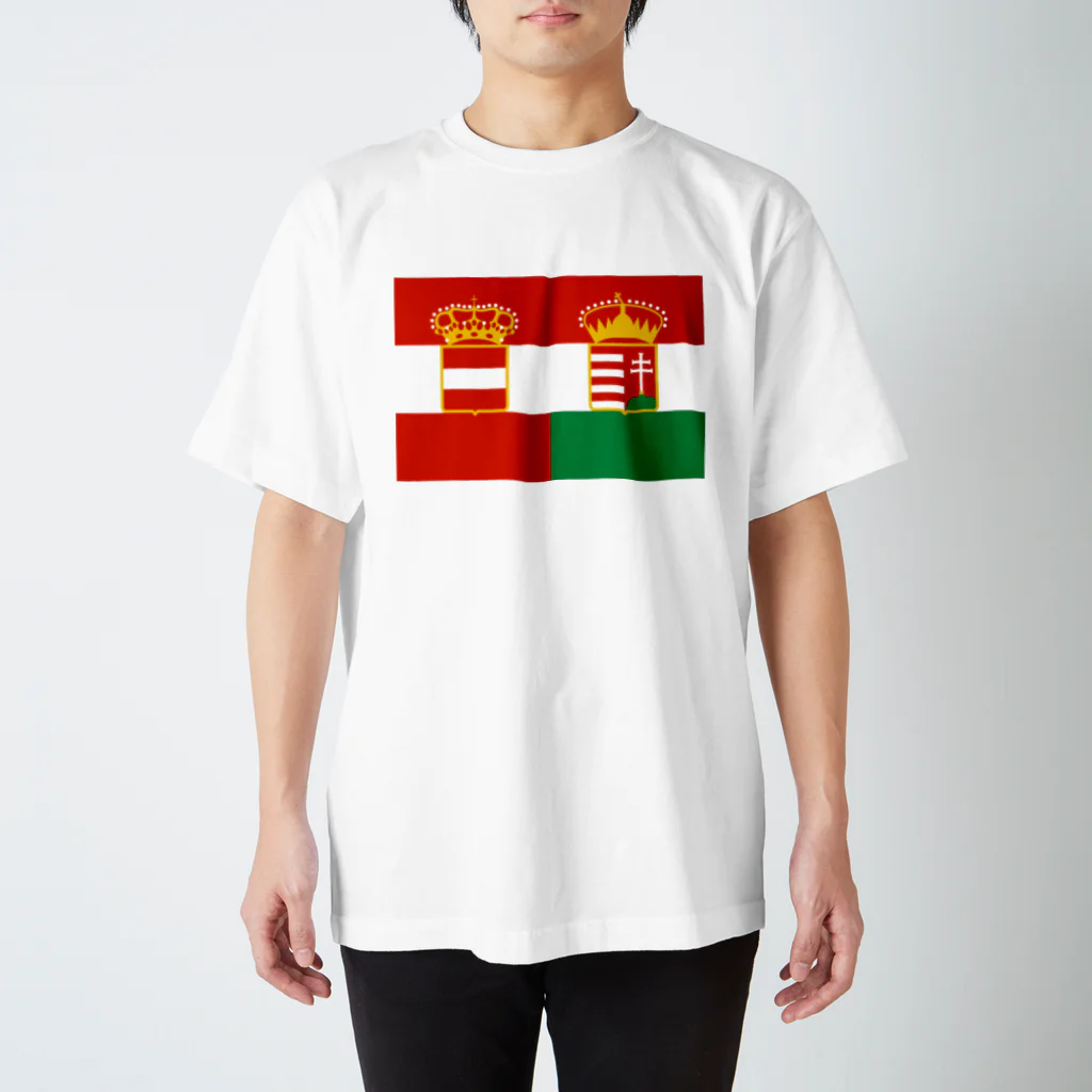 万国国旗ショップのオーストリア＝ハンガリー帝国 スタンダードTシャツ