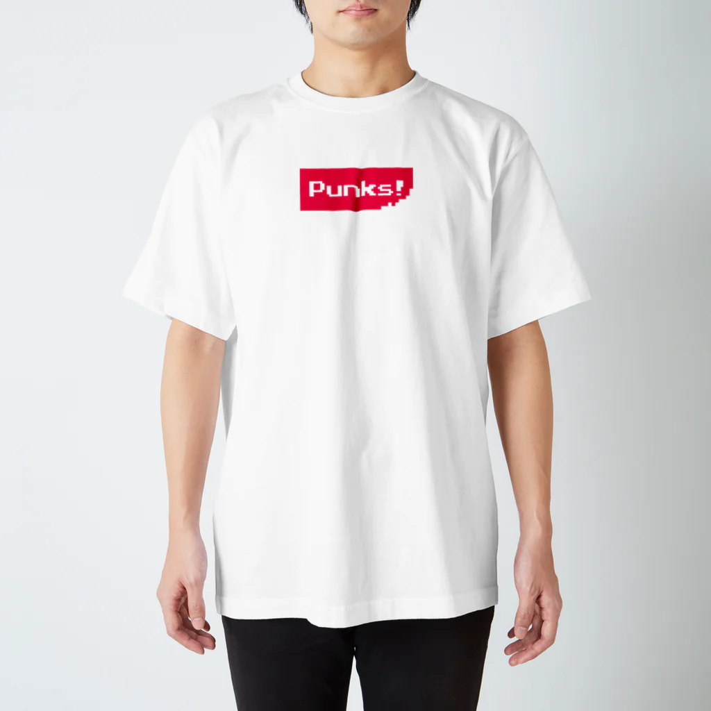 骨髄PUNKSのpunks!ロゴTシャツ Regular Fit T-Shirt