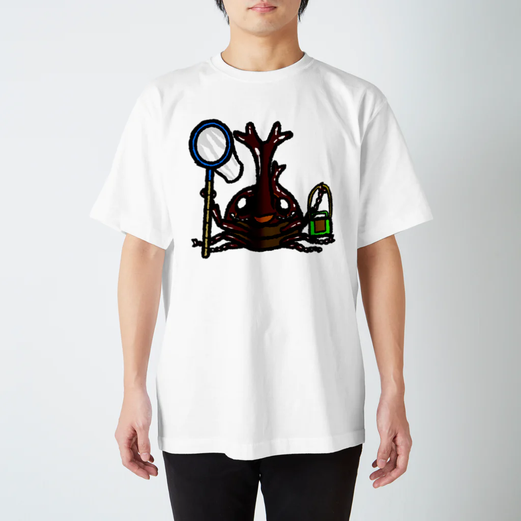 Funny Reptile Artののほほんカブトムシ Regular Fit T-Shirt