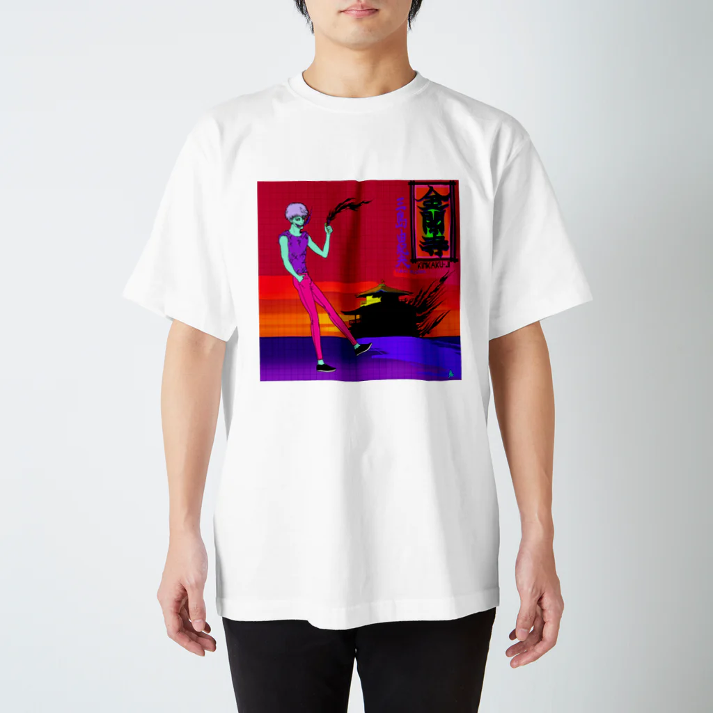 YASUHIRO DESIGNの金閣寺 Regular Fit T-Shirt