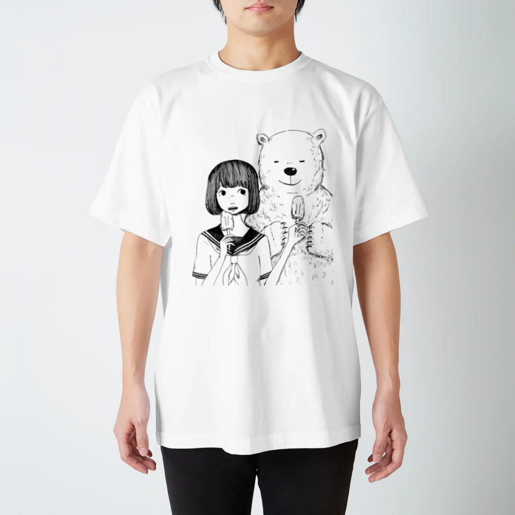 さあかのシロクマとボブ子 スタンダードTシャツ