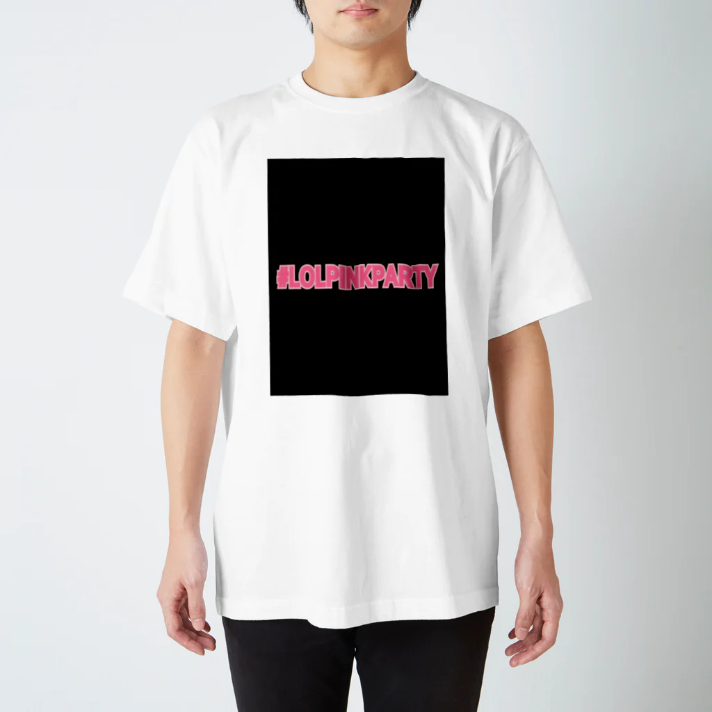 RILOLKIのRILOLKI #LOLPINKPARTY スタンダードTシャツ