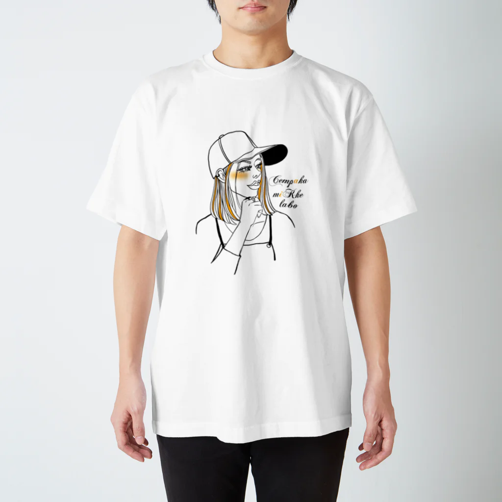 Cempaka miKke LABOのC&m collaboration item スタンダードTシャツ