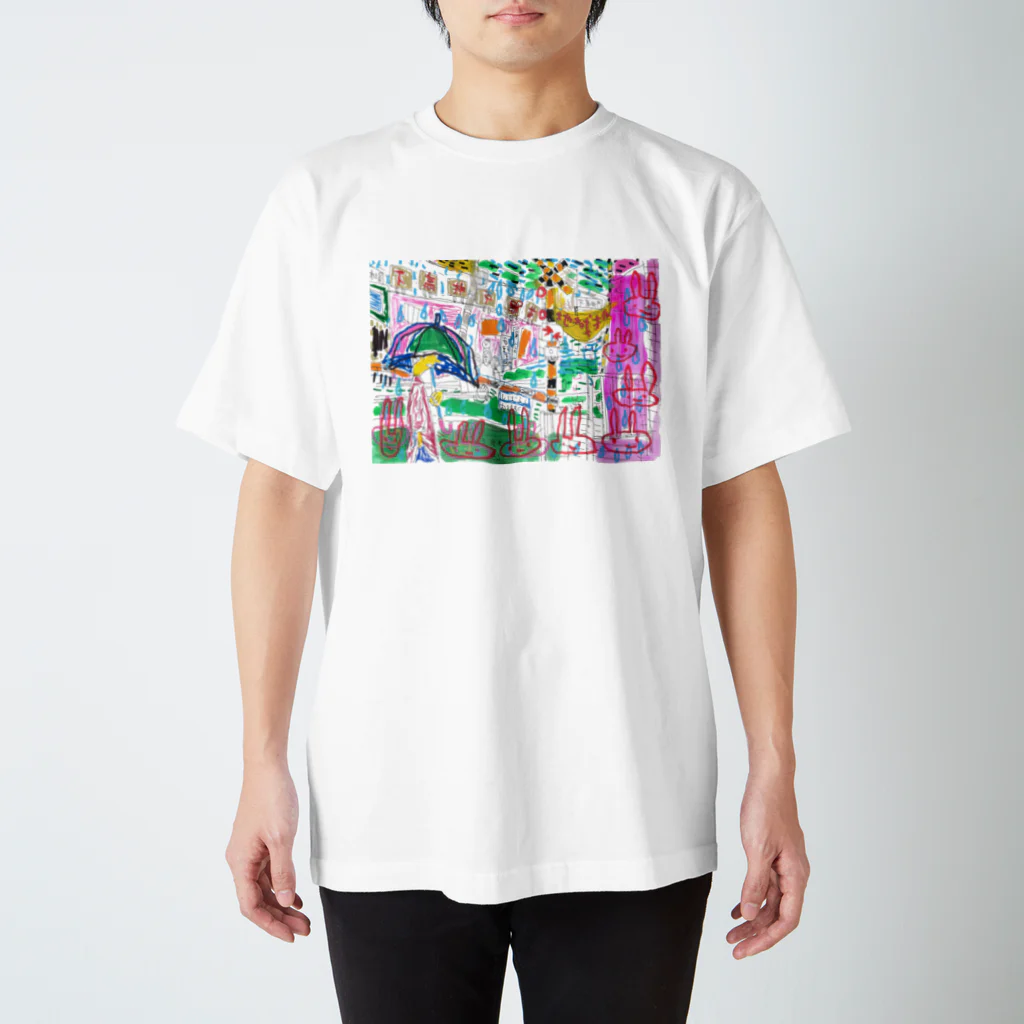 まごの手便の雨の下高井戸 スタンダードTシャツ