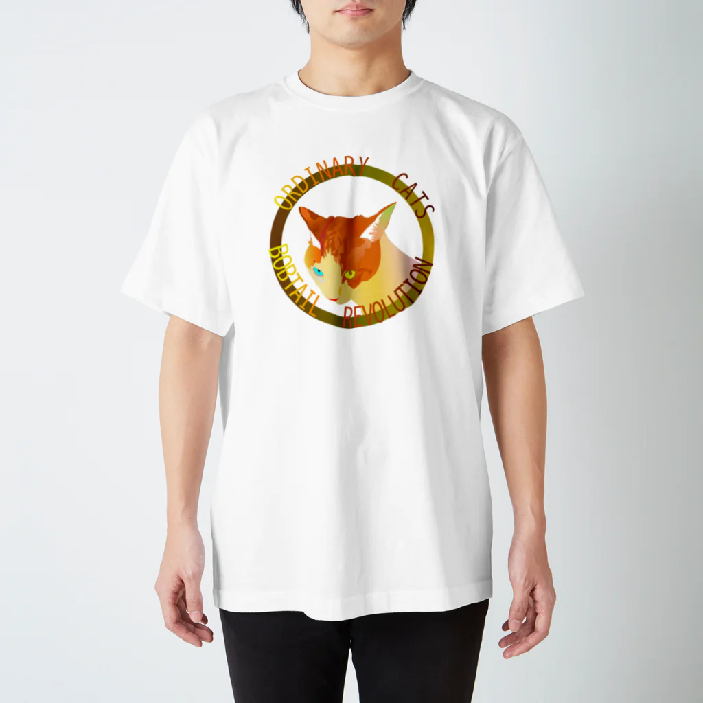 『NG （Niche・Gate）』ニッチゲート-- IN SUZURIのOrdinary Cats04h.t.(秋) スタンダードTシャツ