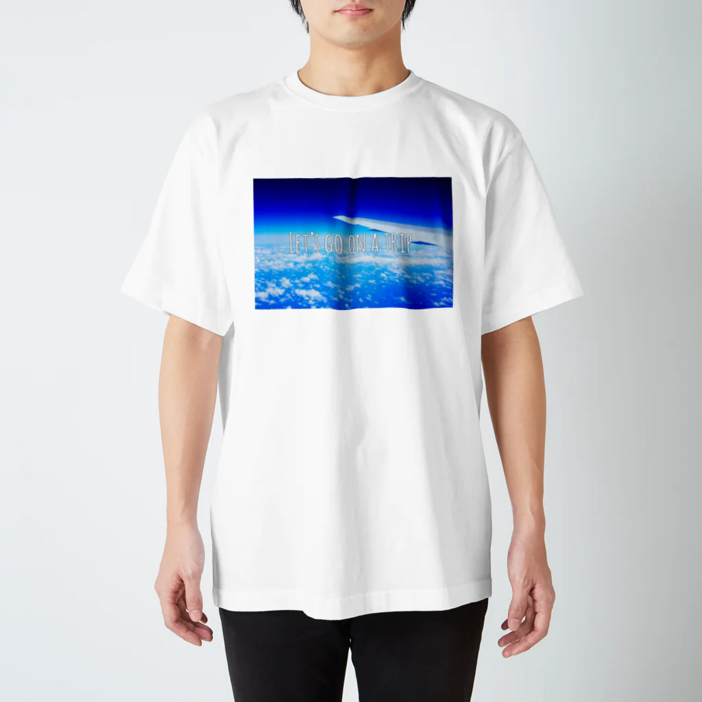hatomugiのLet’s go on a trip. スタンダードTシャツ