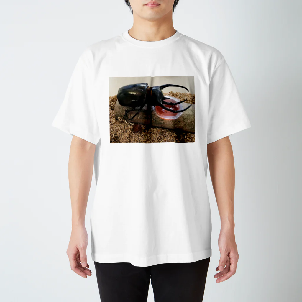 anemoneのカブトムシ（コーカサス ） スタンダードTシャツ