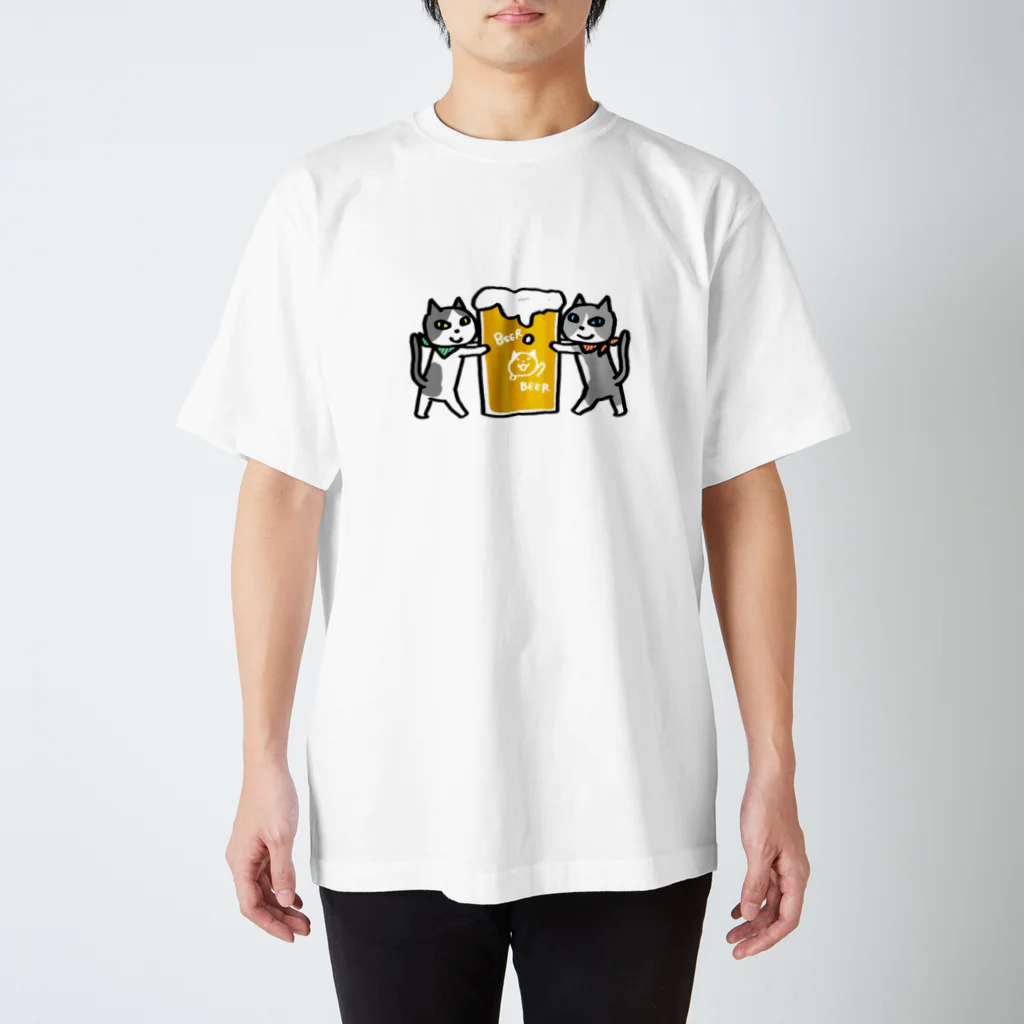 さややん。のお店のご注文のビールです スタンダードTシャツ