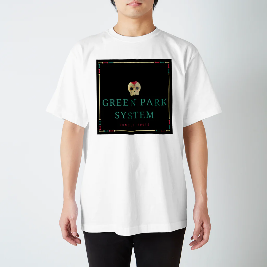 STONEsのGreen Park Systems オリジナルデザインTシャツ Regular Fit T-Shirt