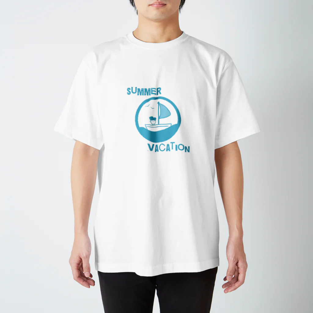 ねぎのいえのsummer vacation Regular Fit T-Shirt