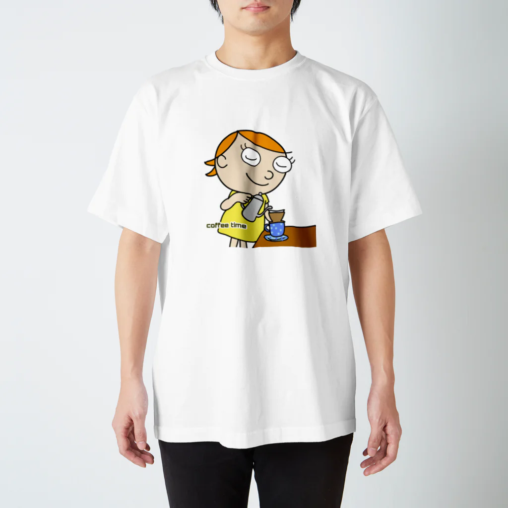 charlolのcoffee time カラー1 スタンダードTシャツ