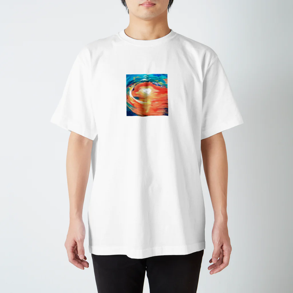 lukisartのsunset surf スタンダードTシャツ