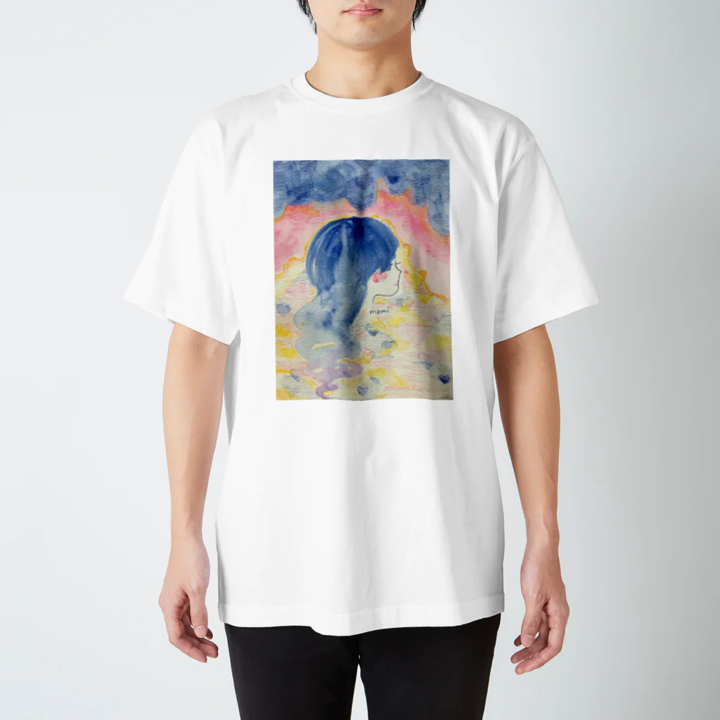 SHOP 琥珀糖のまみの水彩画『恋する』 Regular Fit T-Shirt