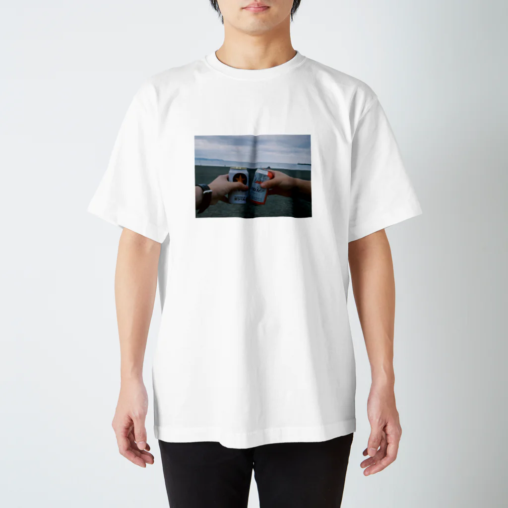 MOKSEAの夏曇江ノ島 スタンダードTシャツ