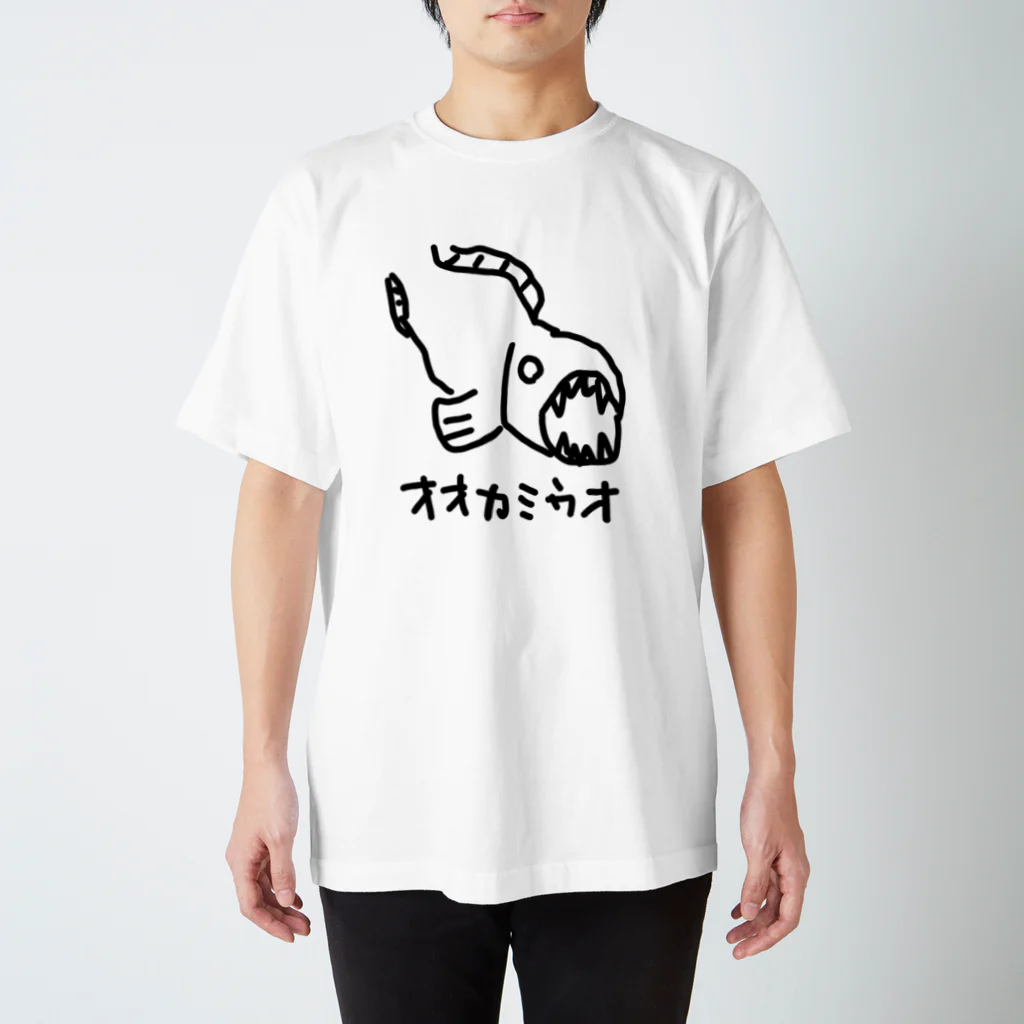 いきものや のの(本館)のオオカミウオ スタンダードTシャツ