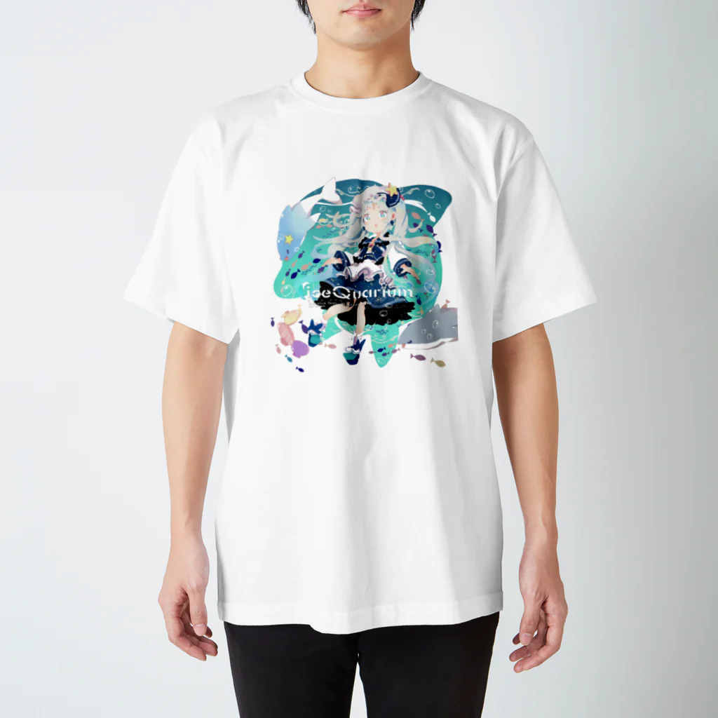 いるかアイス / irucaiceの  iceQuarium Tシャツ【SUZURI版】 Regular Fit T-Shirt