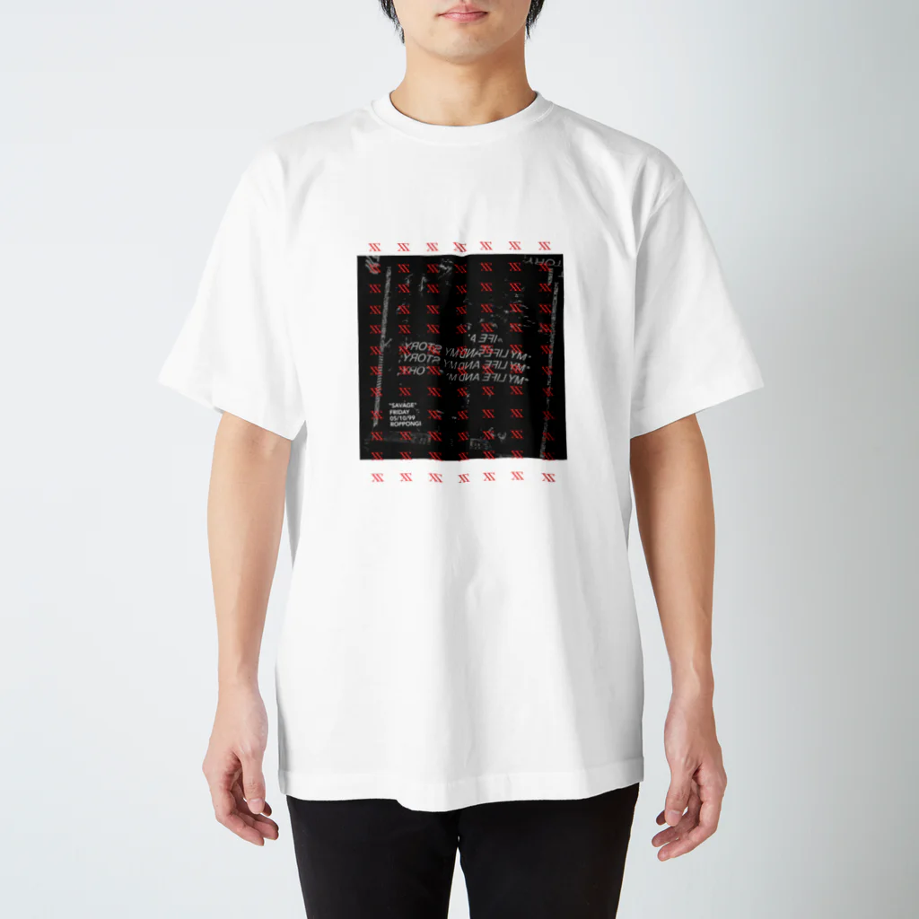 LUSTのmany numbers  Regular Fit T-Shirt