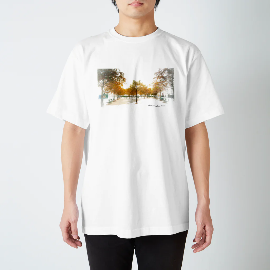 thegemishartのパリの公園 Regular Fit T-Shirt