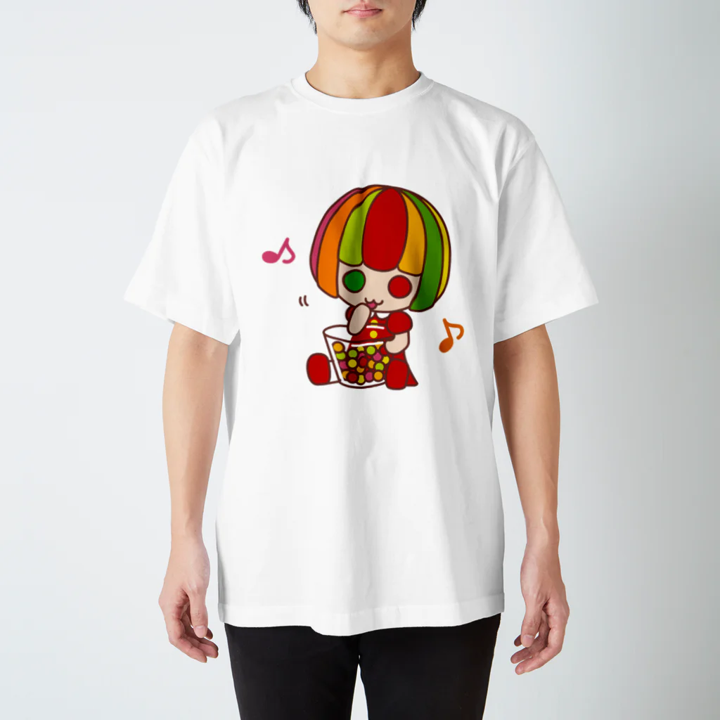 ｴﾀﾓｷﾞｮのグミアちゃんパクパク スタンダードTシャツ