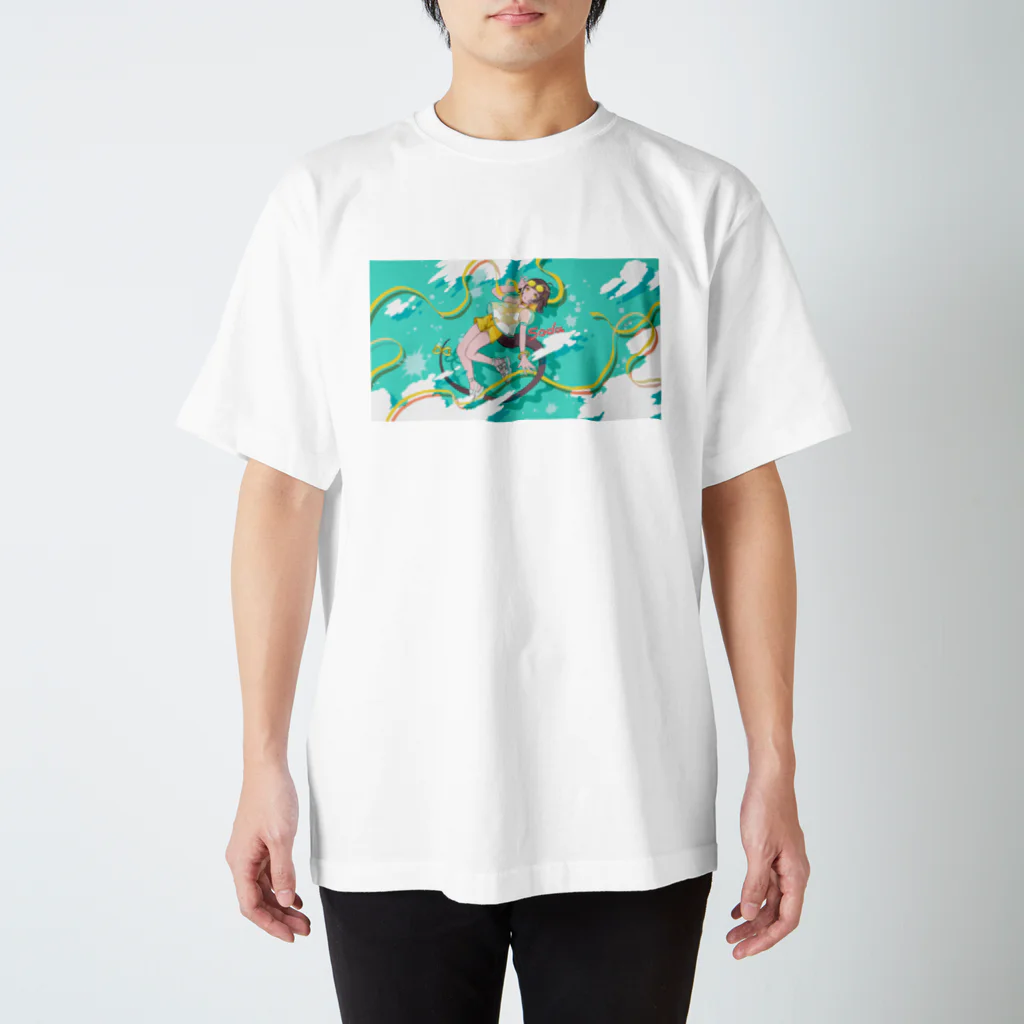 カナのおみせのカナヘビ女子のsodaTシャツ Regular Fit T-Shirt