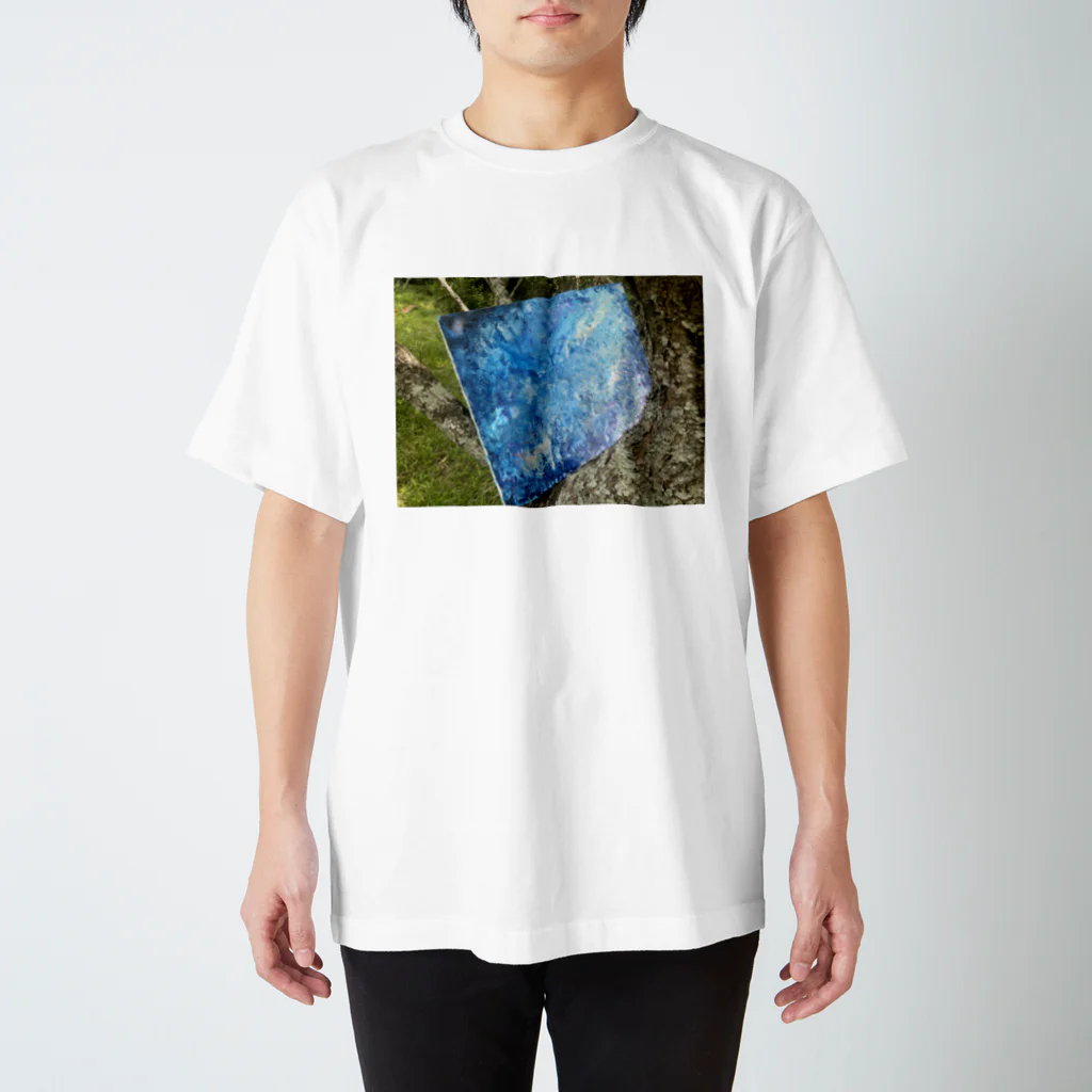 bluebird のSwirlcolor 誕生もしくははじまり Regular Fit T-Shirt