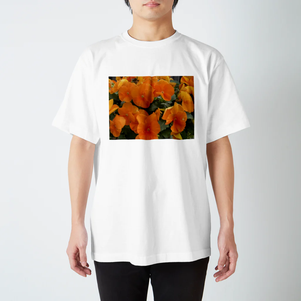 amekoamenokoのflower Regular Fit T-Shirt