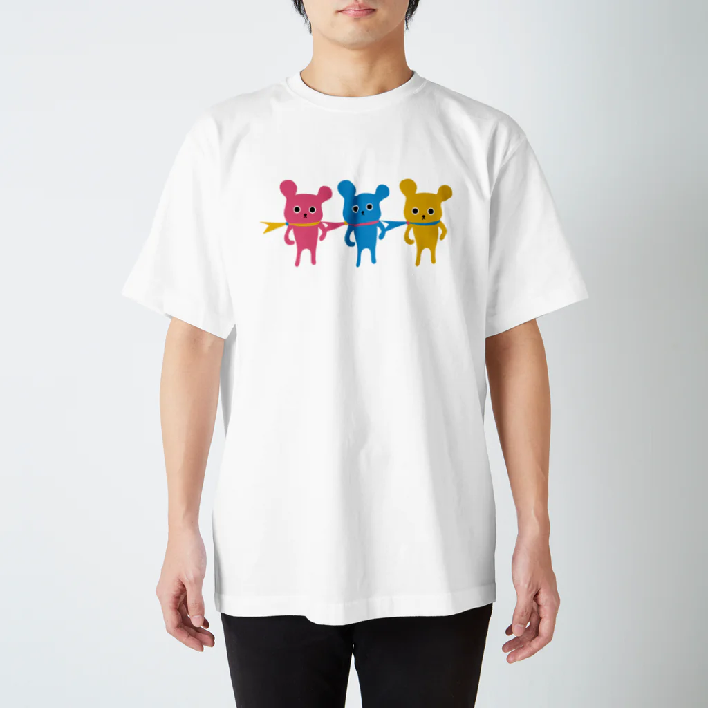 RiyocoHanasawa illustrationのくまさん スタンダードTシャツ