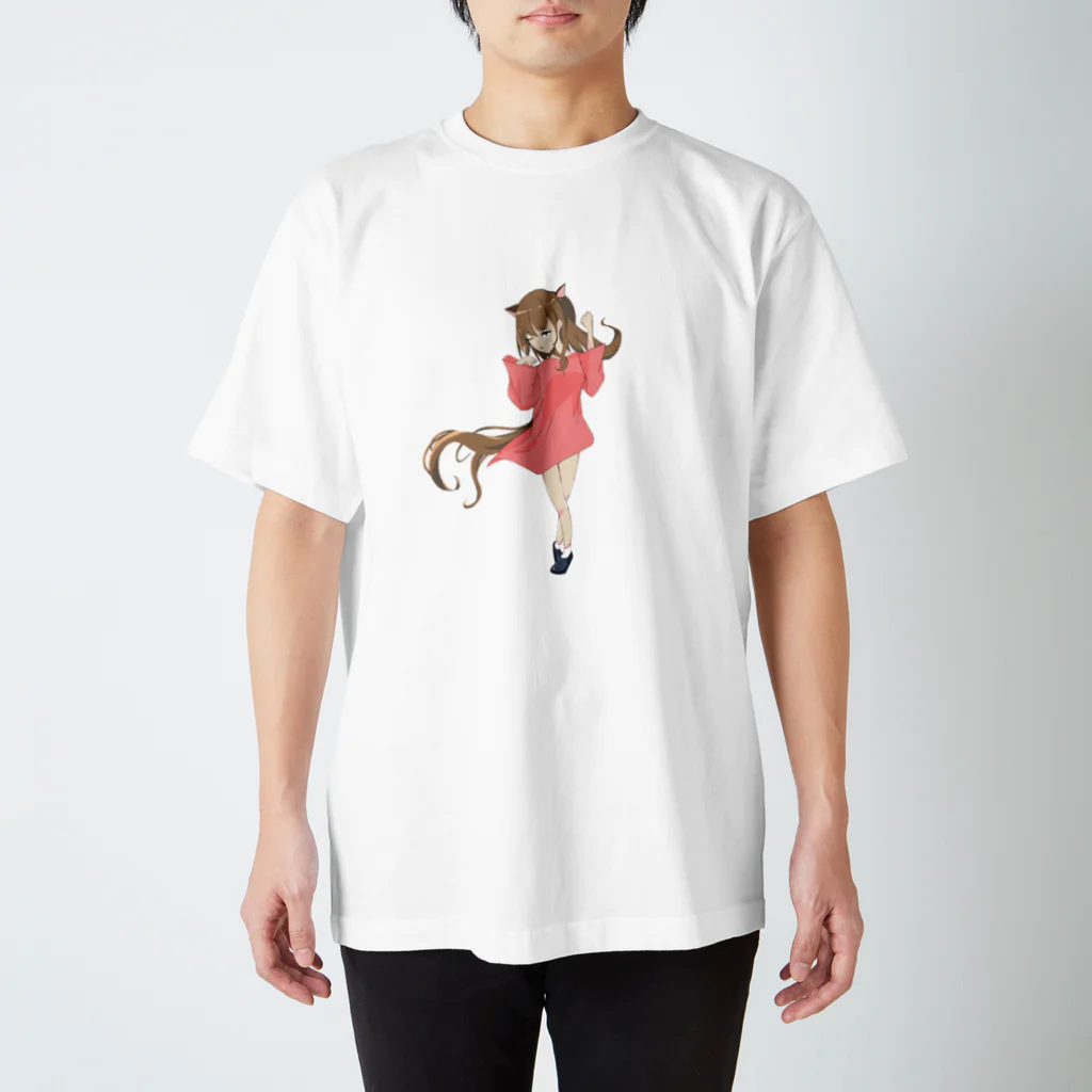 みねの庭の猫耳女の子 Regular Fit T-Shirt