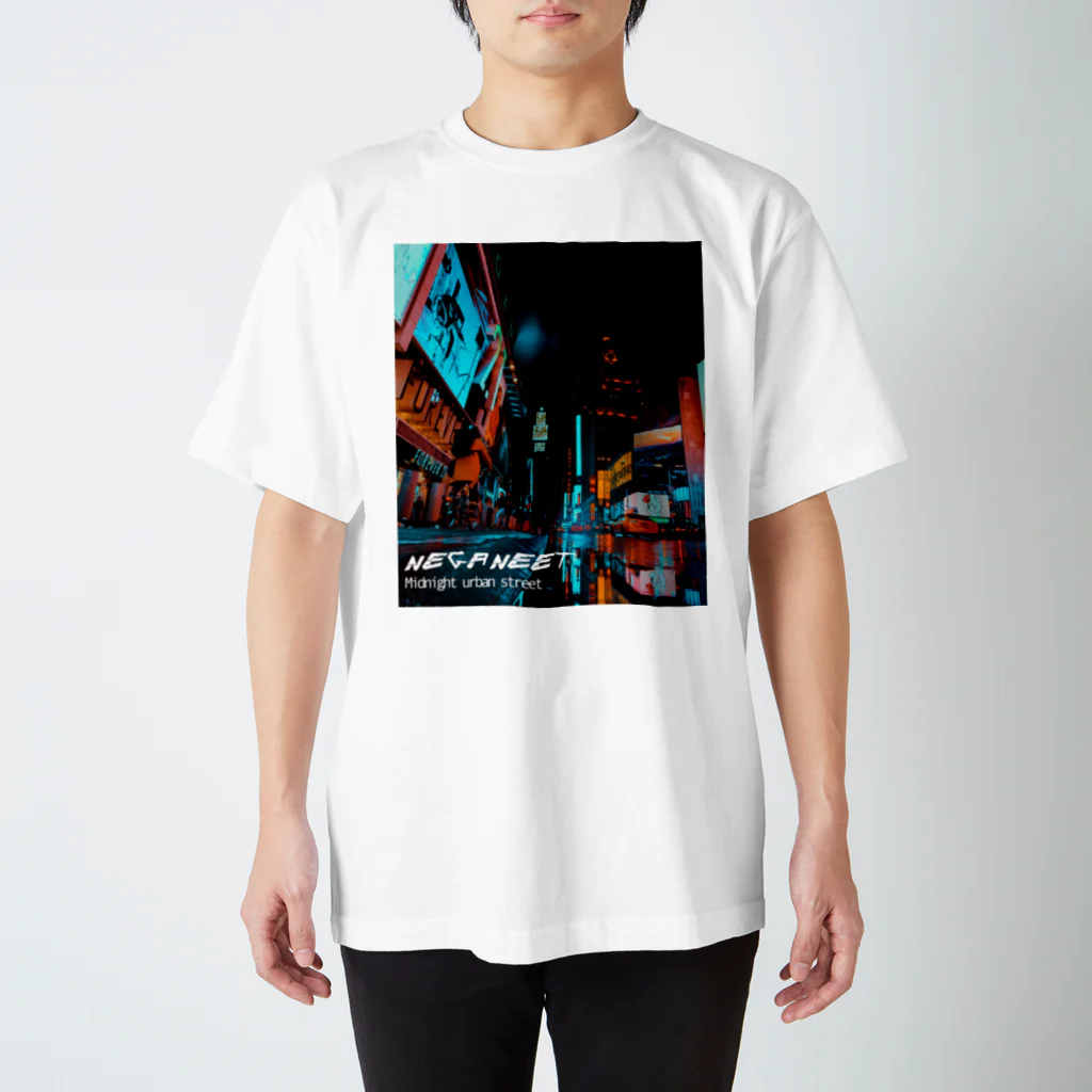 homofuturusのMidnight urban street スタンダードTシャツ