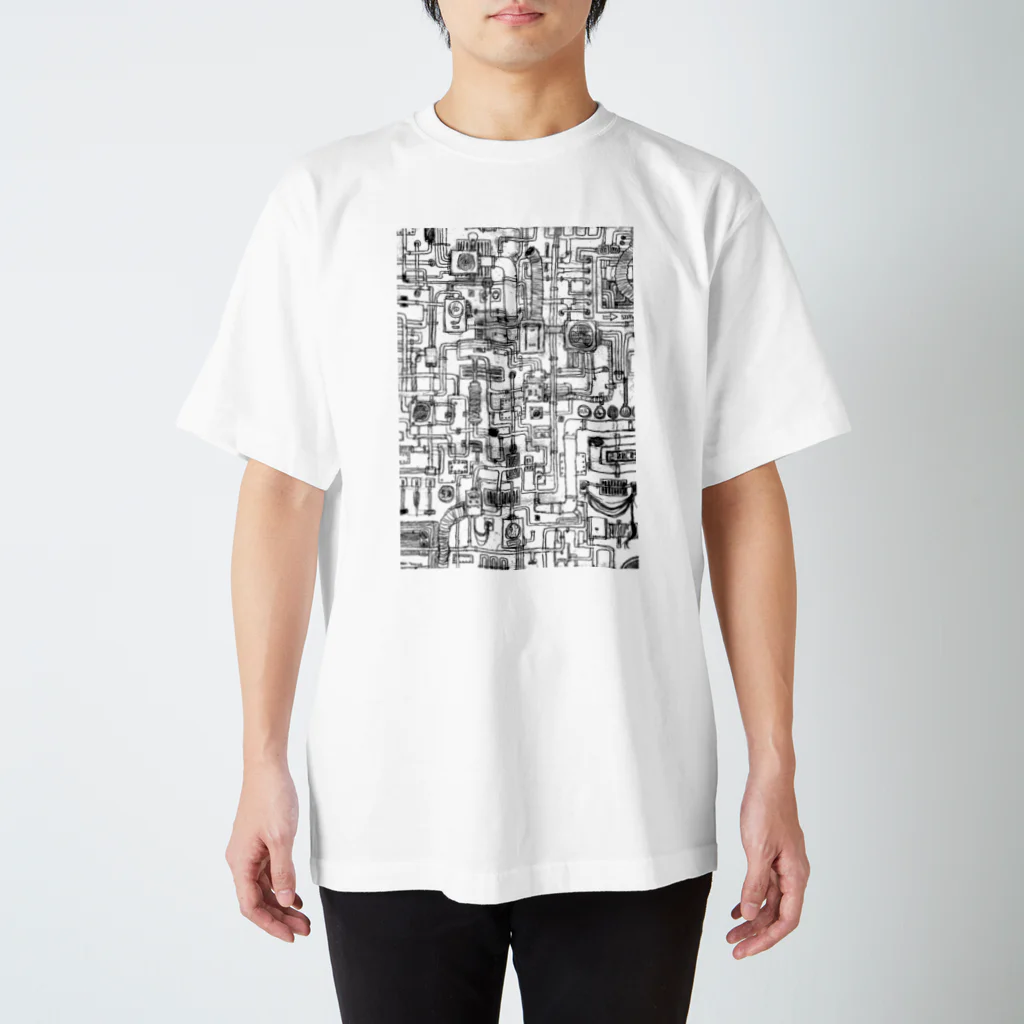 涅槃ねこの配管マニア Regular Fit T-Shirt