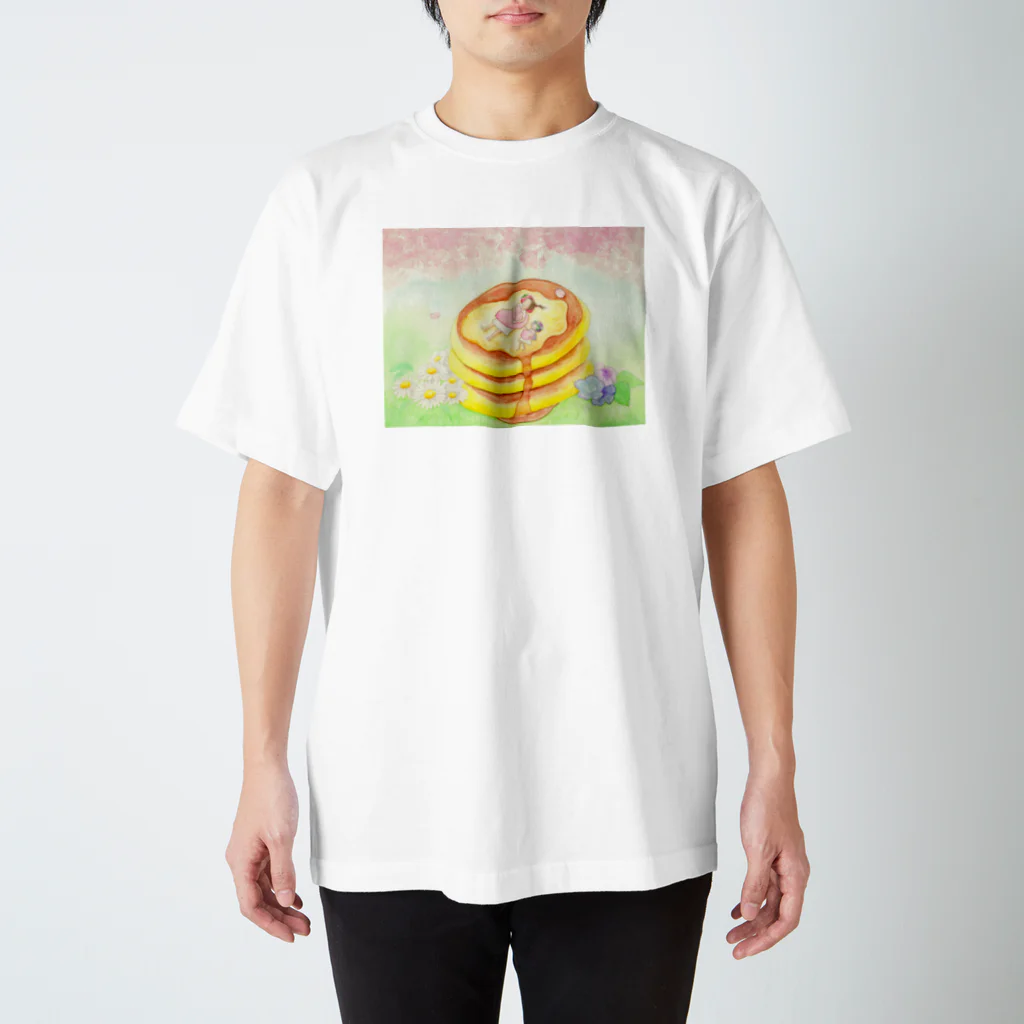 スイートぽてとのお昼寝ホットケーキ Regular Fit T-Shirt