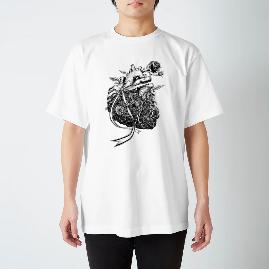 松田望の薔薇心臓 Regular Fit T-Shirt