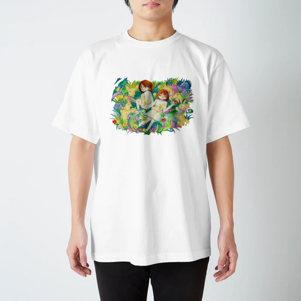 ほそぼそタイムスのふたりあわせ Regular Fit T-Shirt