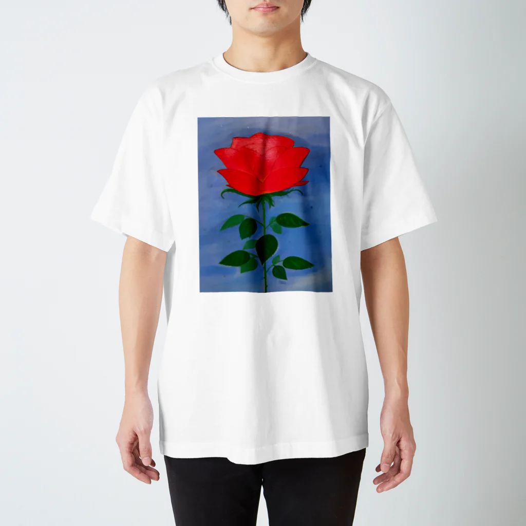 真宮みれい🐇🥀の襖に描いた花 スタンダードTシャツ