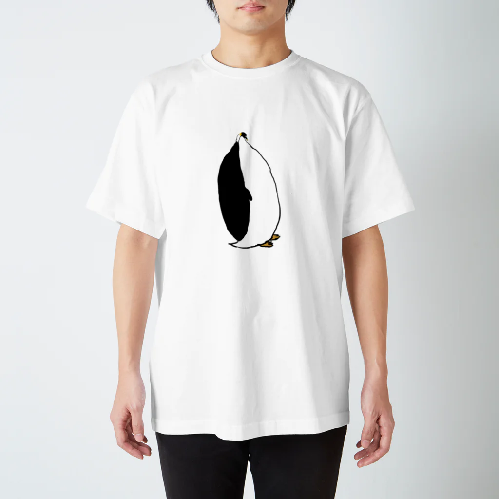オコジョのデカいペンギン スタンダードTシャツ