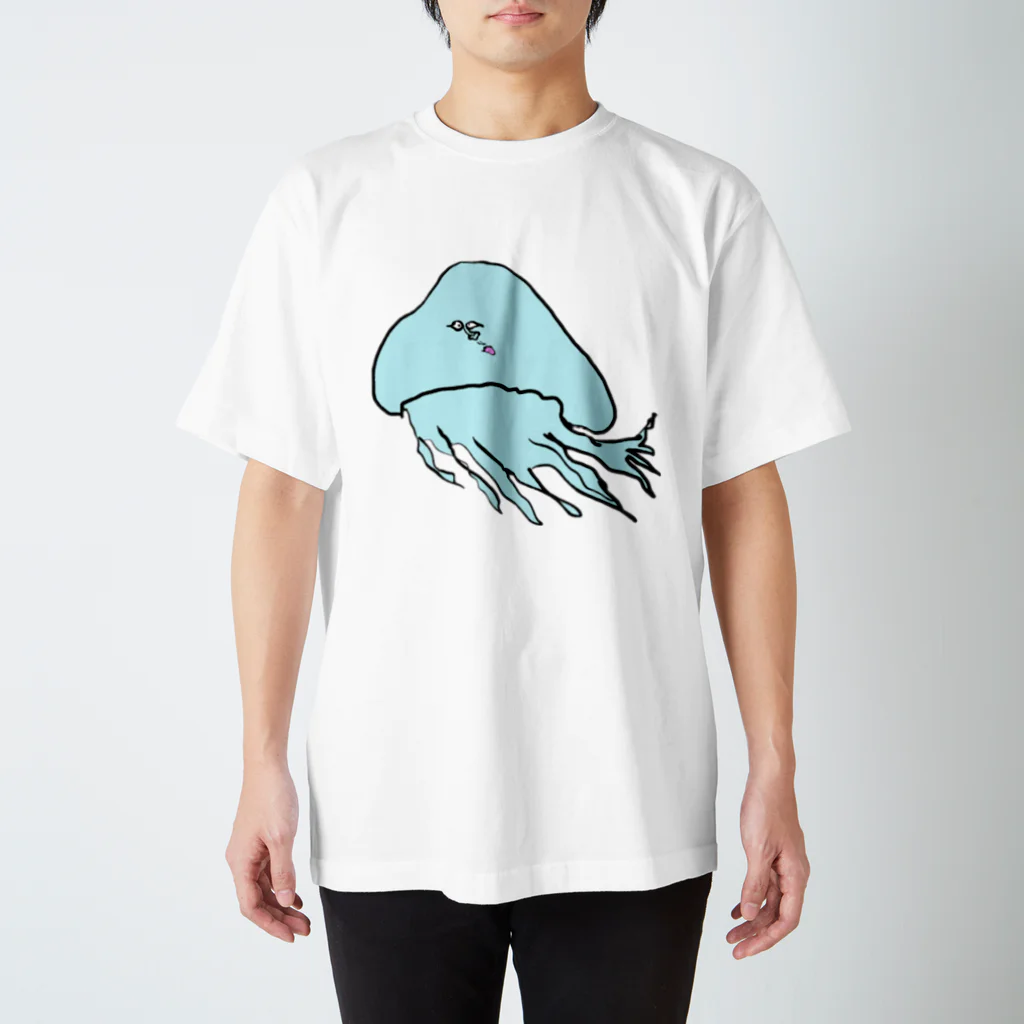 オコジョの疲労したクラゲ スタンダードTシャツ