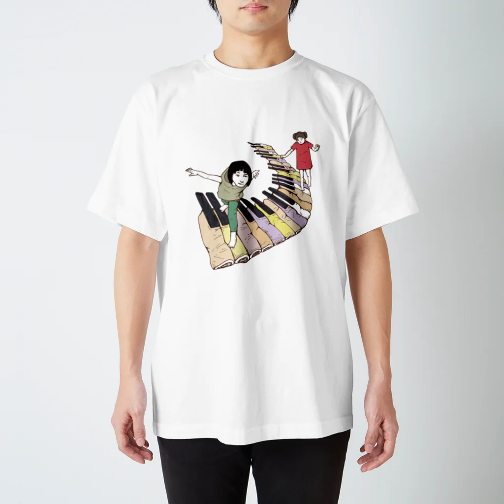 宮﨑　愛の指鍵盤 スタンダードTシャツ