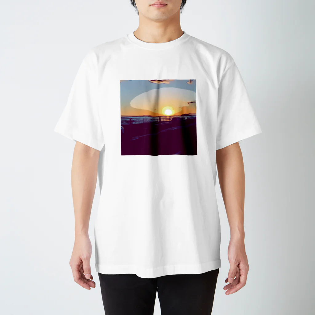 わらしゃんどのSUNSET スタンダードTシャツ