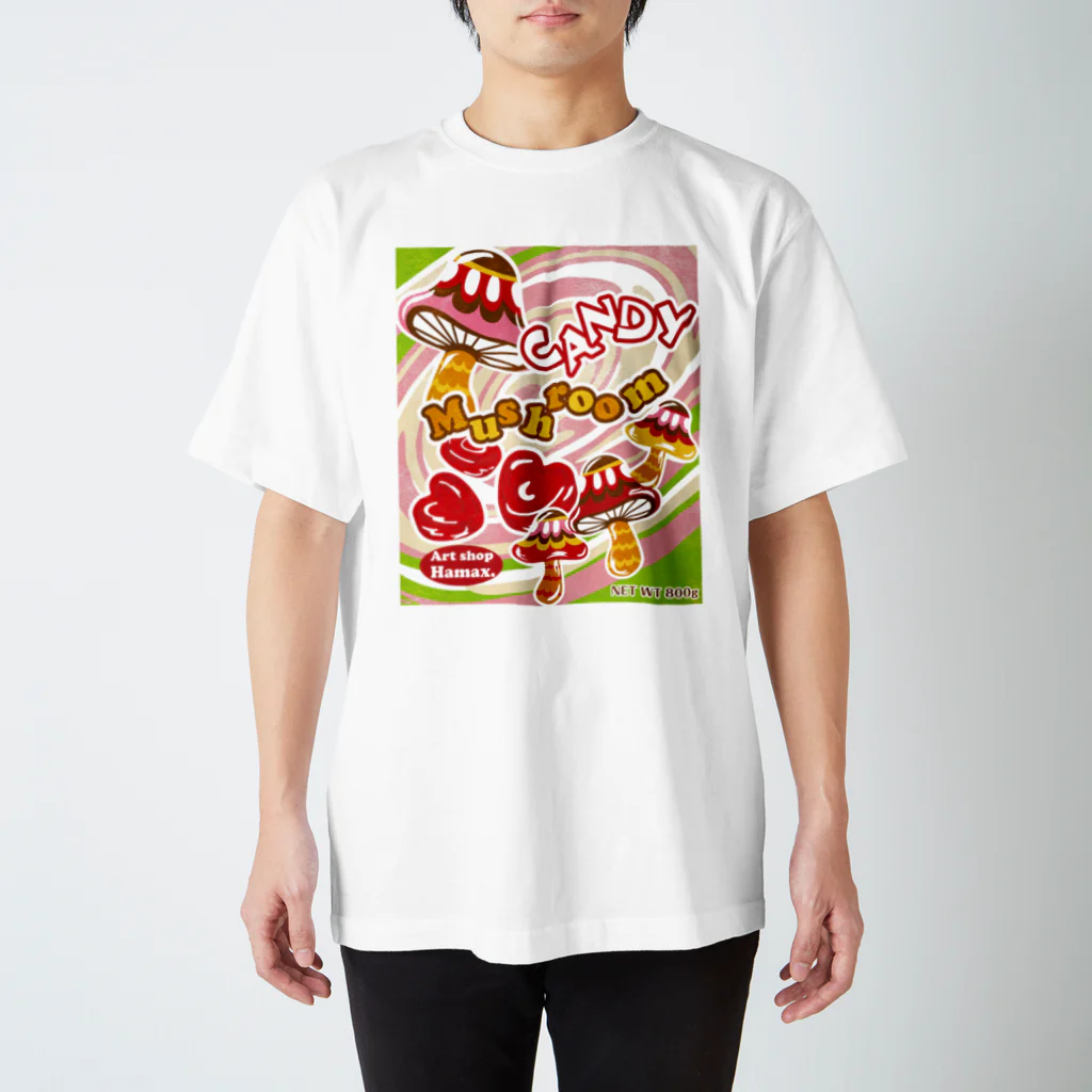 artshophamaxのキノコキャンディ スタンダードTシャツ