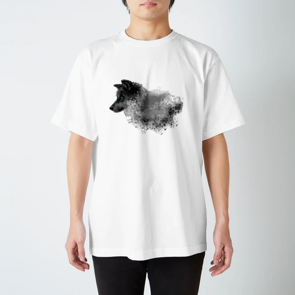 Darkness and individualityのBlack Wolf スタンダードTシャツ