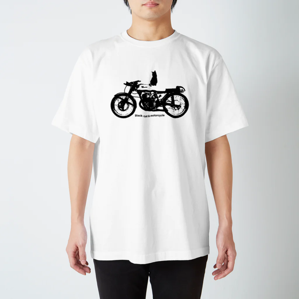 ttsoulの黒猫とバイク 2021 Regular Fit T-Shirt