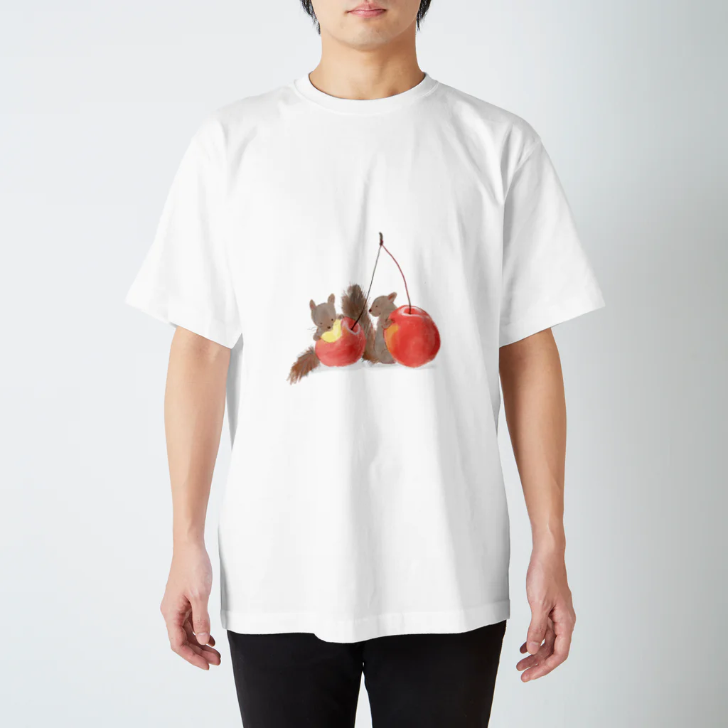 ももろ のさくらんぼ スタンダードTシャツ