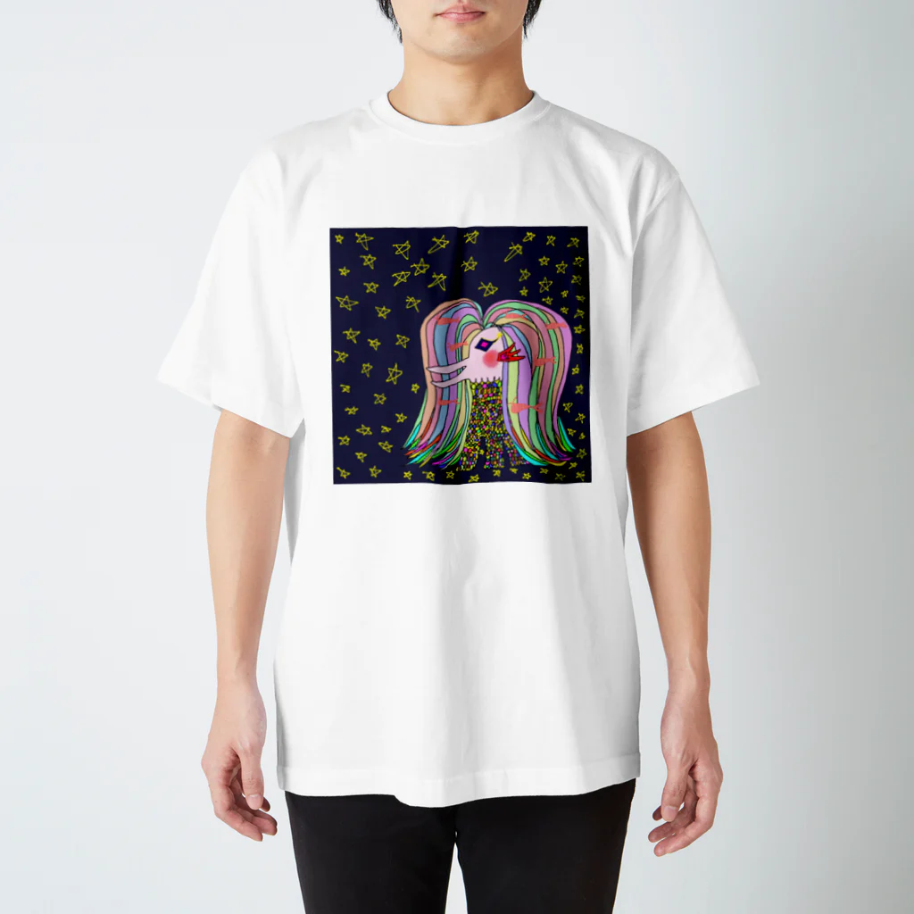 CREAMY YODAのアマビエちゃん スタンダードTシャツ