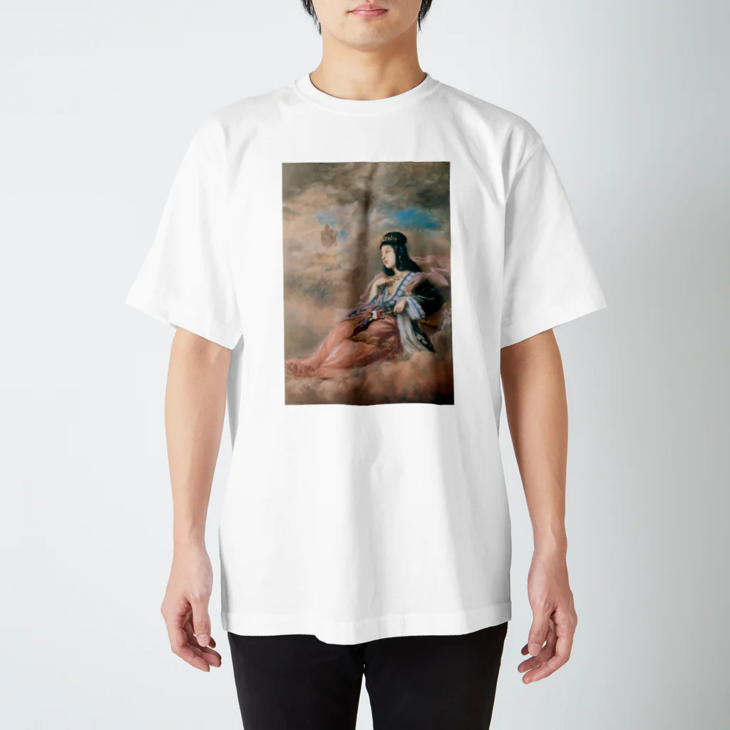 世界の絵画アートグッズの山本芳翠《十二支 丑『牽牛星』》 スタンダードTシャツ