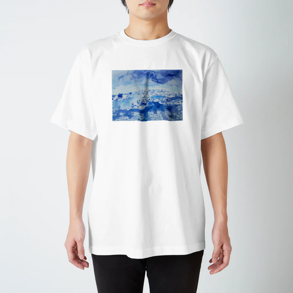 daisukekusakaのblue Regular Fit T-Shirt