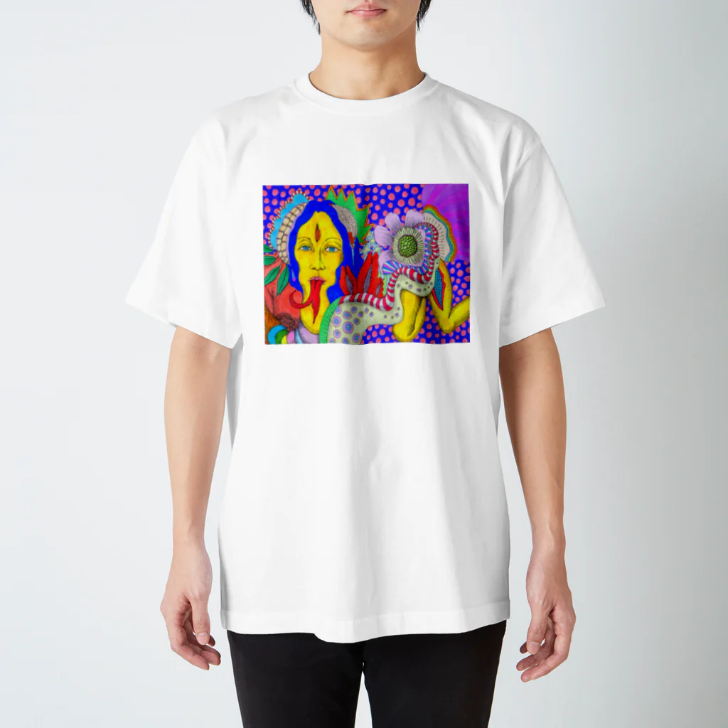 サイケデリックIZUMIのhippy girl Regular Fit T-Shirt