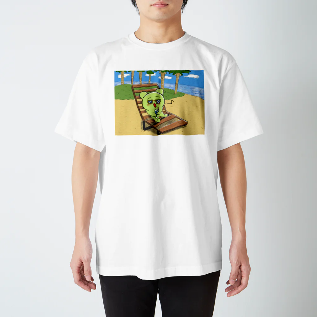 おおこしのくまもんワンタイムバカンス スタンダードTシャツ