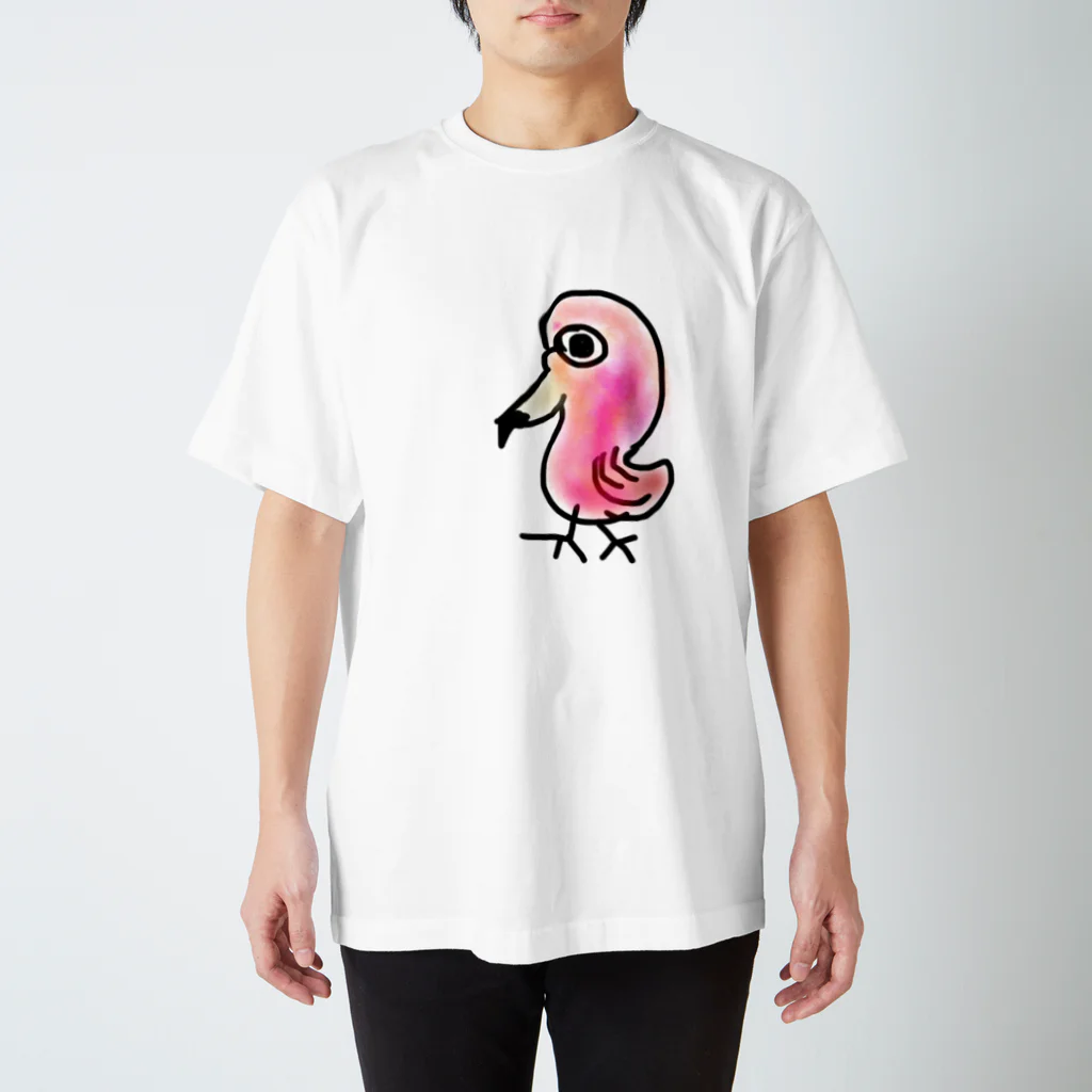 naritarinaのフラミンゴ君 スタンダードTシャツ