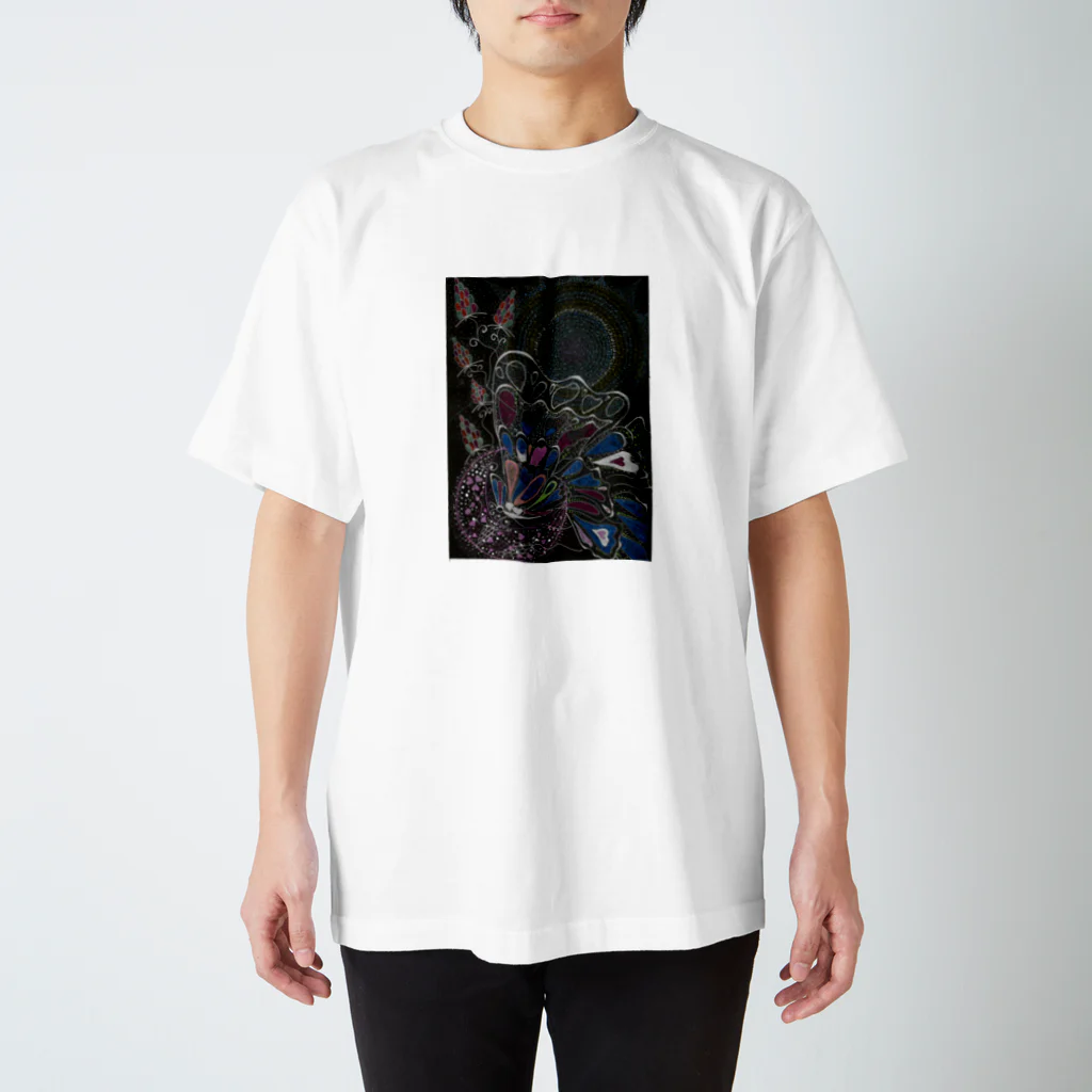 saryuのありがとう曼荼羅/蝶 Regular Fit T-Shirt