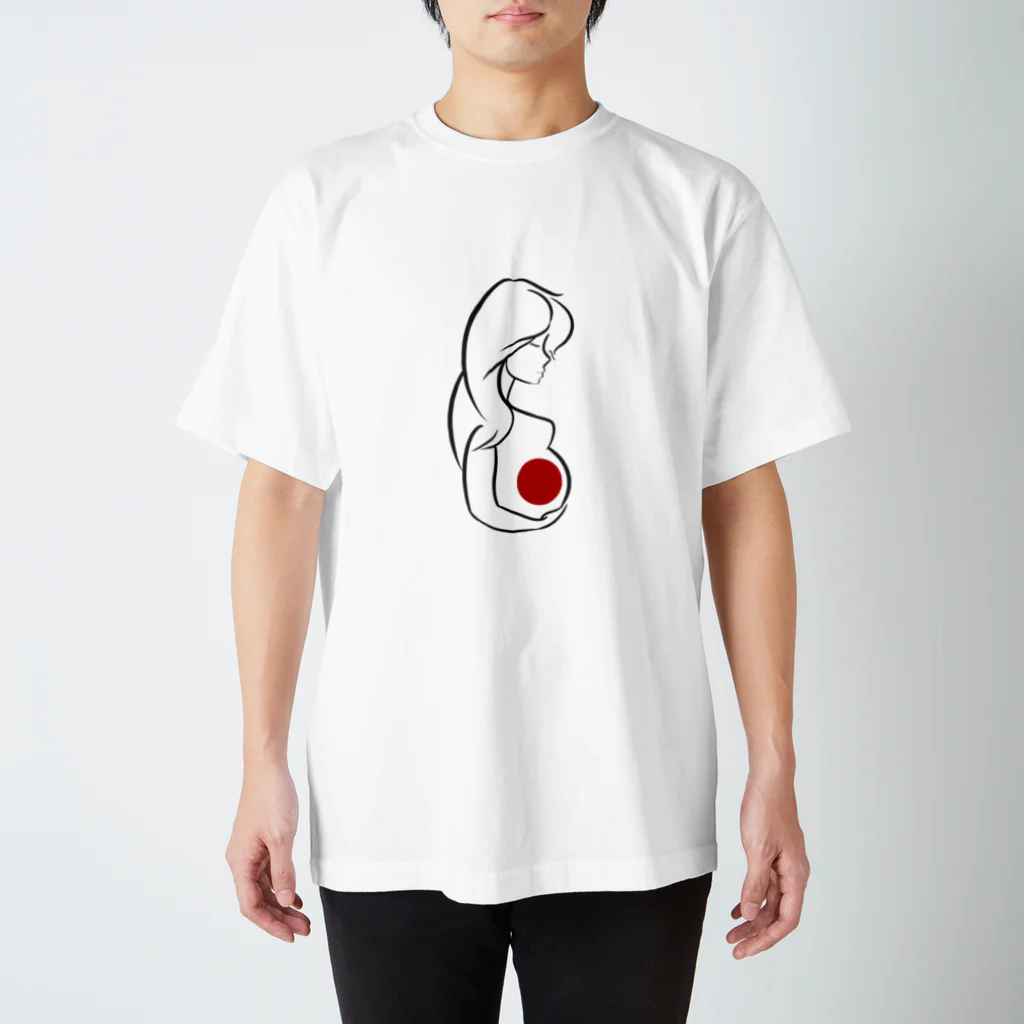 東京奮起させるのPregnant in Japan スタンダードTシャツ